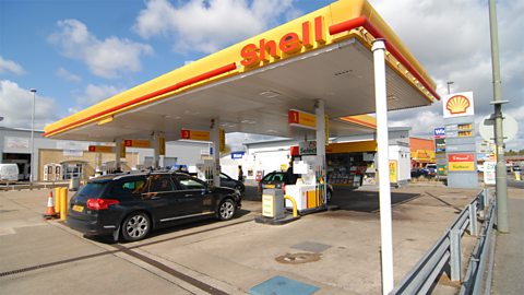 Shell petrol station in the UK