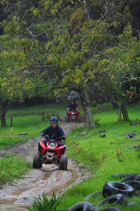 Quad biking activity