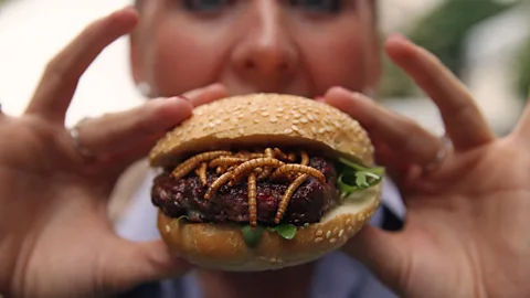 Getty To celebrate its 85th anniversary, Rentokil set up a pop-up stand in London, serving salted weaver ants, chocolate dipped worms, and pigeon and mealworm burgers. (Copyright: Getty)