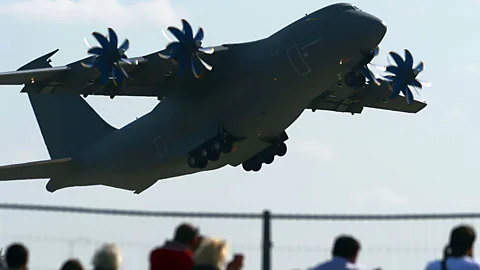 Getty Images A new generation medium-range transport aircraft Antonov An-70 during the International Aviation and Space Show, in Zhukovsky, outside Moscow. (Copyright: Getty Images)