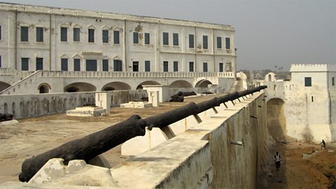 Cape Coast Castle in Ghana.