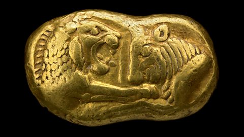 BBC Radio 4 - A History of the World in 100 Objects, Old World, New Powers  (1100 - 300 BC), Gold Coin of Croesus