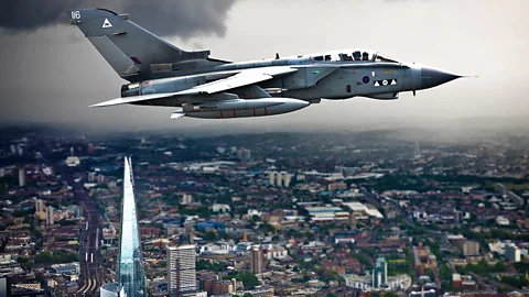 Also featured in the RAF Photographic Competition is this Tornado aircraft taking part in the Queens Birthday Flypast over London in June this year. (SAC Andy Masson/UK MOD)