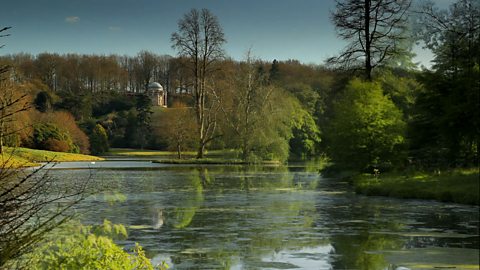 British plants, animals and landscapes through the four seasons