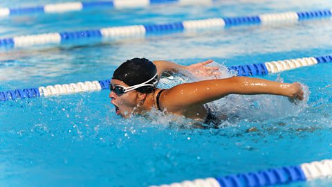 A swimmer