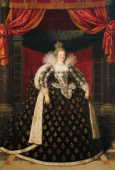 Maria de Medici wearing her coronation dress