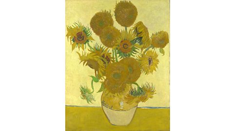 Van Gogh's most famous sunflower still life hangs at London's National Gallery.