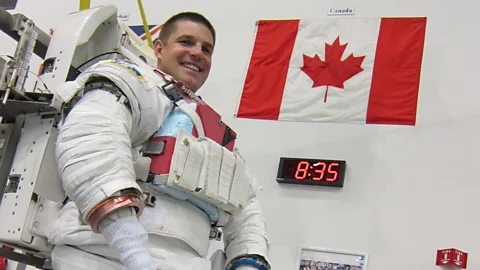 Canadian astronaut Jeremy Hansen trains for his first space mission. (NASA)