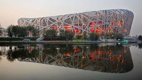 The Bird's Nest Stadium, which Ai helped design. (Frederic J Brown/AFP/Getty Images)