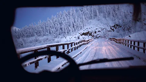 Siberia's Kolyma Highway. (Amos Chapple/Getty)
