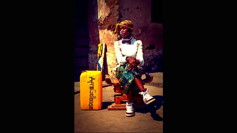 Awaiting, 2013, Serge Attukwei Clottey