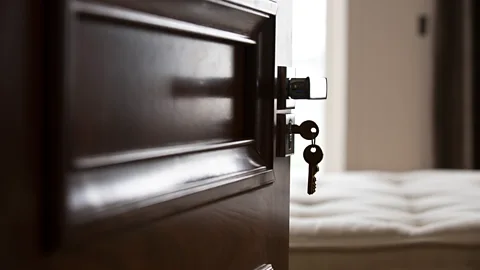 Hotel doors are not always as secure as you might think. (Liam Bailey/Getty)