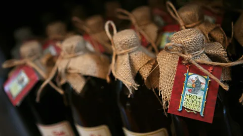 The monks at the Benedictine Abbey of SS Peter and Paul produce food and homemade goods that are sold on-site. (Wojtek Radwanski/AFP/Getty)