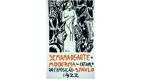 The cover of an exhibition catalogue from the Semana de Arte Moderna, 1922 (Emiliano di Cavalcanti)