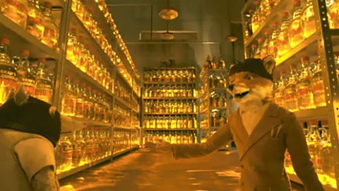 Fantastic Mr Fox leads a raid on Farmer Bean's cellar (Twentieth Century Fox)