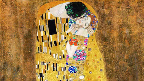 The Kiss (detail) (Gustav Klimt/Painting – Alamy)