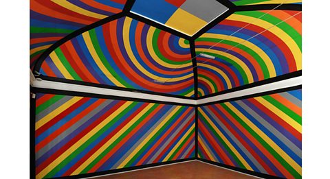 Wall drawing # 951 by Sol LeWitt, Museo Civico, Spoleto, Italy / Bridgeman