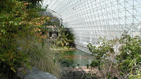 Should spaceships be filled with living things, like the Biosphere 2 space colony simulator? (Colin Marquardt/Wikipedia)