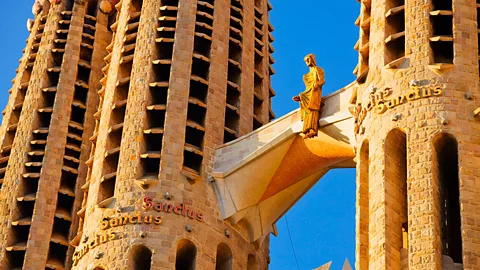 George Orwell called the Sagrada Familia 'one of the most hideous buildings in the world' (Getty)