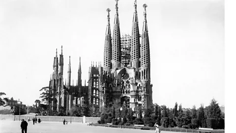 Construction began in 1882 and will not be completed before 2026 (Hulton Archive/Getty Images)