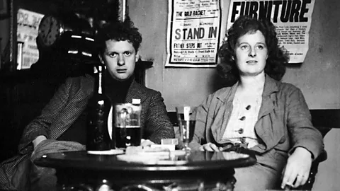 A tempestuous relationship with his wife, Caitlin and a reputation for drinking gave him the tabloid image of a wild man (Pablo Star Limited)