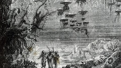 Illustration from 20,000 Leagues Under the Sea.