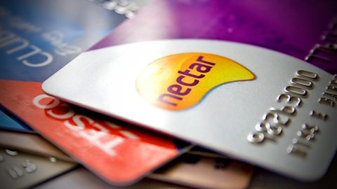 A stack of supermarket loyalty cards