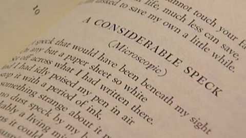 Jonathan Miller reads A Considerable Speck by Robert Frost