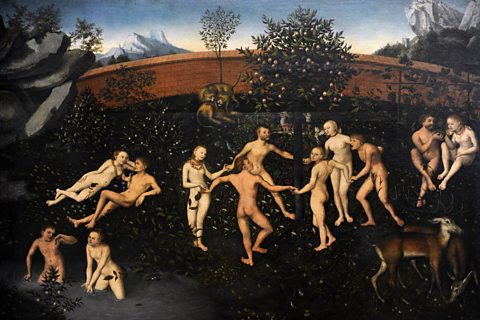 The Golden Age by Lucas Cranach the Elder, circa 1530