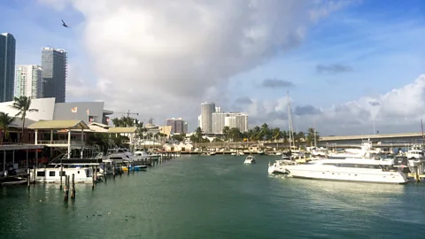 The waterfront Bayside Marketplace. (Valerie Conners)