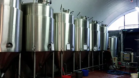 Vats at the Kernel brewery in London (Chris Baraniuk)