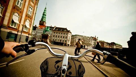 Copenhagen from a bike seat. (Marianne B. Pedersen/Getty)