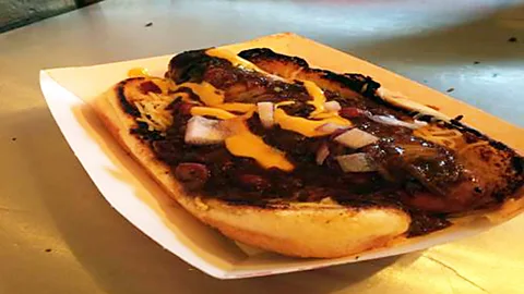 The half-smoke at Ben's Chili Bowl is the go-to half-smoke for world leaders. (David Farley)