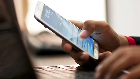 Fiddling with your smartphone may relieve your immediate tedium but it can't solve longer-term ennui (Thinkstock)