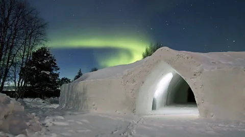 Northern Lights are one draw to Lapland, Finland. (Arctic SnowHotel & Glass Igloos)