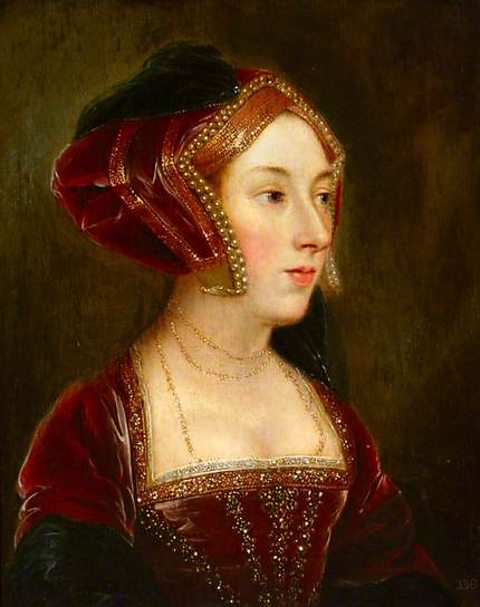 Anne Boleyn by British School (c18th Century).