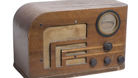 Radio marked a radical shift that would bring public and commercial broadcasting, news reports, FDR’s Fireside Chats and pop songs into people’s homes (Rex Features)