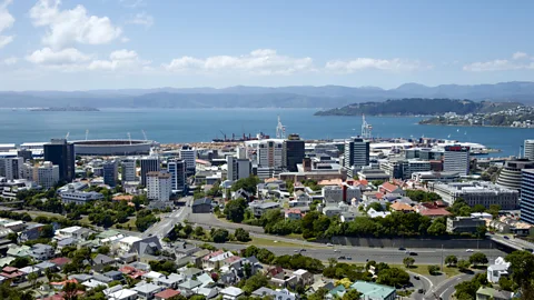 Blue skies over Wellington, New Zealand. (Oliver Strewe/Getty)