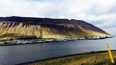 Ísafjörður, the largest settlement in the Westfjords. (Katie Hammel)