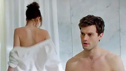 Dakota Johnson and Jamie Dornan in Fifty Shades of Grey (Universal Pictures)