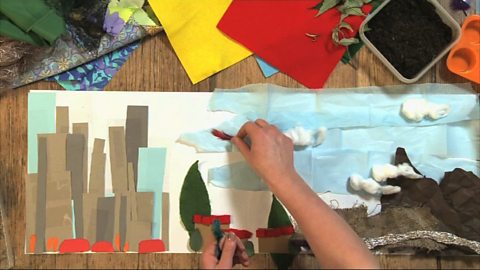 Creating a collage landscape