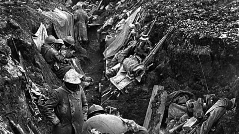 French soldiers at the Battle of Verdun.