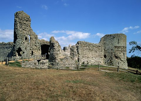 Photo of Pevensey Castle today