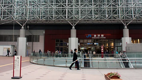 Jenna Scatena Kanazawa's stunning train station. (Credit: Jenna Scatena)