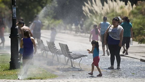 Vladimir Rodas/AFP/Getty A summer day in Quinta Normal Park in Santiago. (Credit: Vladimir Rodas/AFP/Getty)