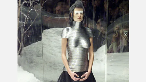 Ken Towner/Evening Standard/REX Jeweller Steve Leane spent 16 hours a day for 10 weeks creating the Coiled Corset for McQueen. (Credit: Ken Towner/Evening Standard/REX)
