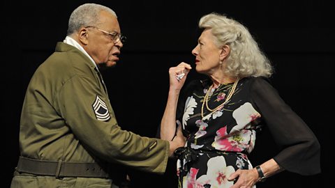 James Earl Jones and Vanessa Redgrave perform as Benedick and Beatrice