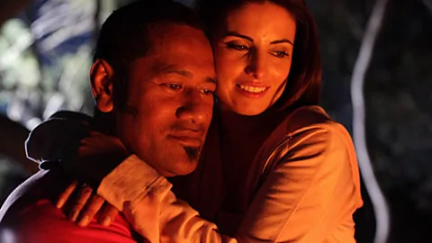 7 Network New Zealand-born actor Jay Laga’aia played a new priest in town in rival soap Home & Away – but controversially, his character didn’t last long (Credit: 7 Network)