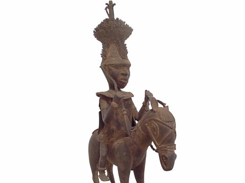 A bronze statue of Prince Oranmiyan