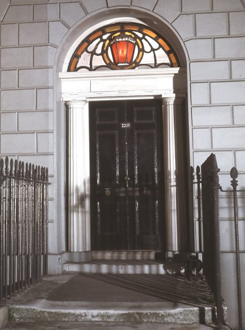 Front entrance of 221B Baker Street